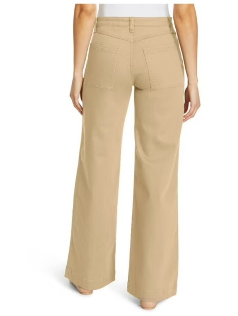 Nine West Women's Wide Leg Pants Khaki NWT Size 6 - Picture 3 of 9